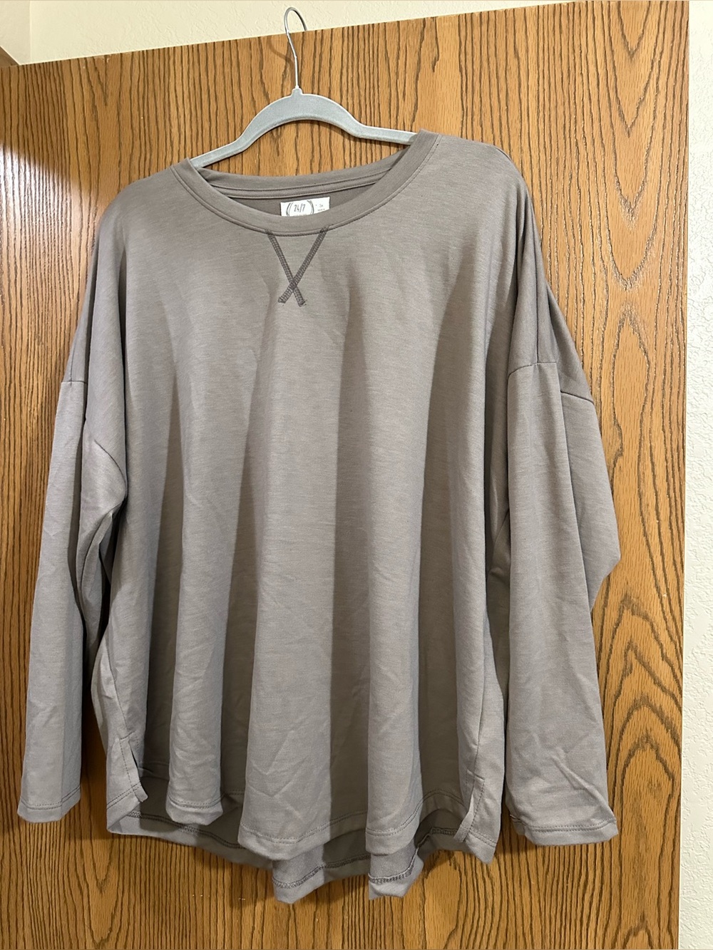 Maurices Crewneck Sweater in Taupe Gray